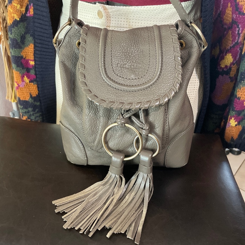 See By Chloe Leather mini bucket bag